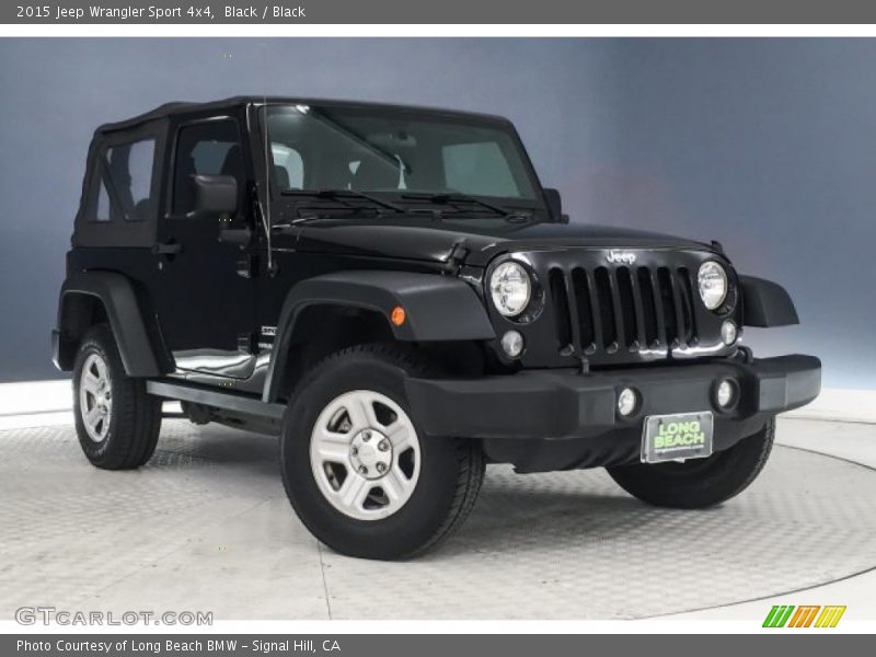 Black / Black 2015 Jeep Wrangler Sport 4x4