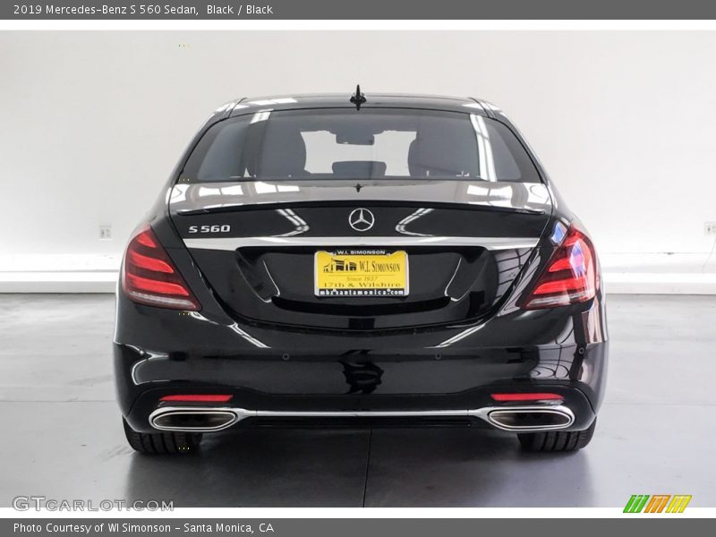 Black / Black 2019 Mercedes-Benz S 560 Sedan