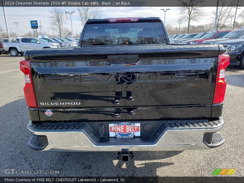 Black / Jet Black 2019 Chevrolet Silverado 1500 WT Double Cab 4WD