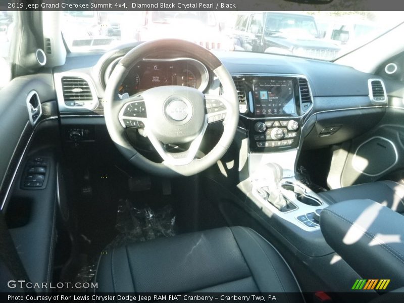 Diamond Black Crystal Pearl / Black 2019 Jeep Grand Cherokee Summit 4x4