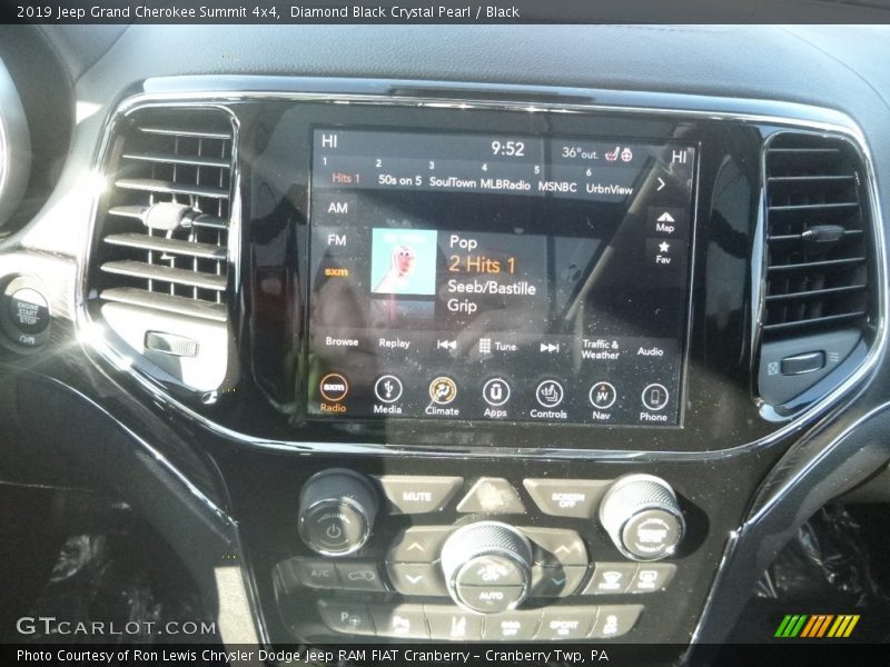 Diamond Black Crystal Pearl / Black 2019 Jeep Grand Cherokee Summit 4x4
