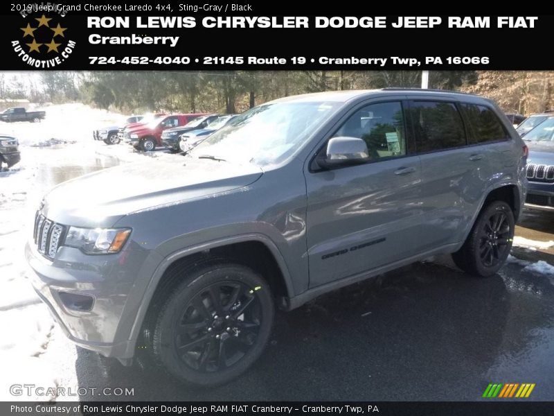 Sting-Gray / Black 2019 Jeep Grand Cherokee Laredo 4x4