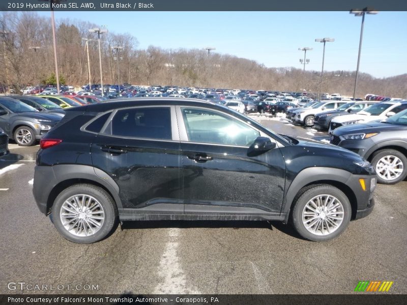Ultra Black / Black 2019 Hyundai Kona SEL AWD