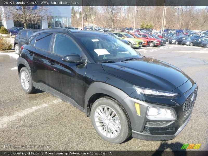Ultra Black / Black 2019 Hyundai Kona SEL AWD