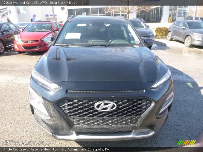 Ultra Black / Black 2019 Hyundai Kona SEL AWD