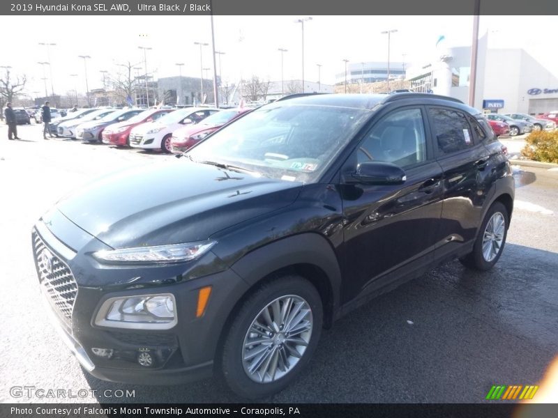 Ultra Black / Black 2019 Hyundai Kona SEL AWD