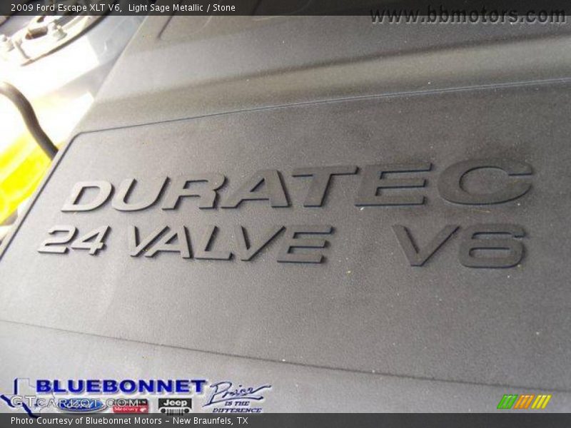 Light Sage Metallic / Stone 2009 Ford Escape XLT V6