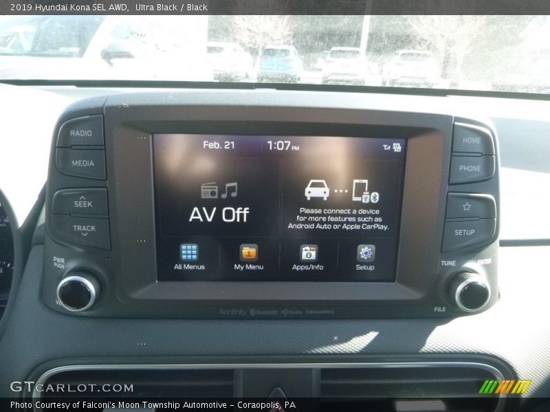 Ultra Black / Black 2019 Hyundai Kona SEL AWD