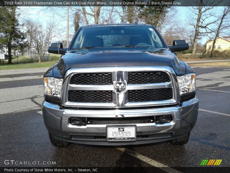 Granite Crystal Metallic / Black/Diesel Gray 2018 Ram 3500 Tradesman Crew Cab 4x4 Dual Rear Wheel