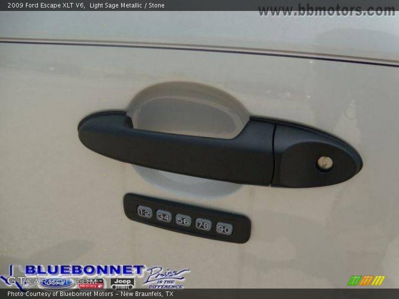 Light Sage Metallic / Stone 2009 Ford Escape XLT V6
