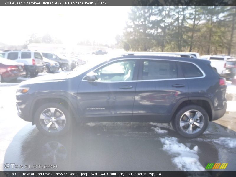 Blue Shade Pearl / Black 2019 Jeep Cherokee Limited 4x4