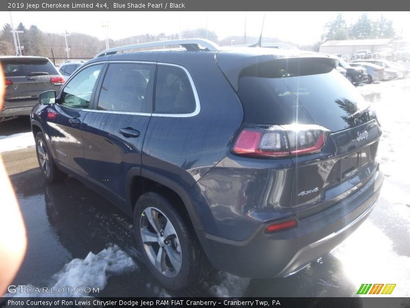 Blue Shade Pearl / Black 2019 Jeep Cherokee Limited 4x4