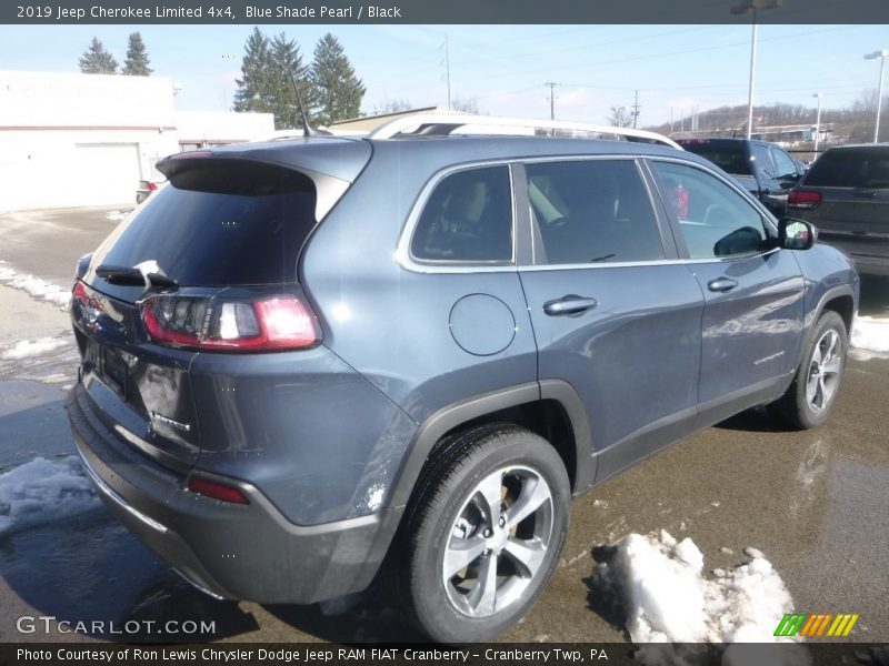 Blue Shade Pearl / Black 2019 Jeep Cherokee Limited 4x4