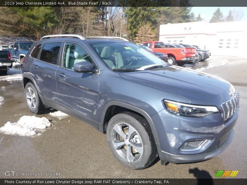 Blue Shade Pearl / Black 2019 Jeep Cherokee Limited 4x4
