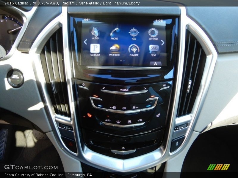 Radiant Silver Metallic / Light Titanium/Ebony 2016 Cadillac SRX Luxury AWD