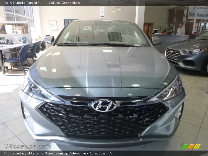 Galactic Gray / Black 2019 Hyundai Elantra Sport