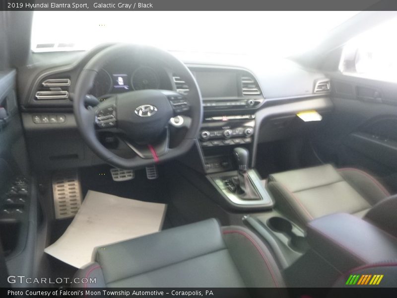 Galactic Gray / Black 2019 Hyundai Elantra Sport