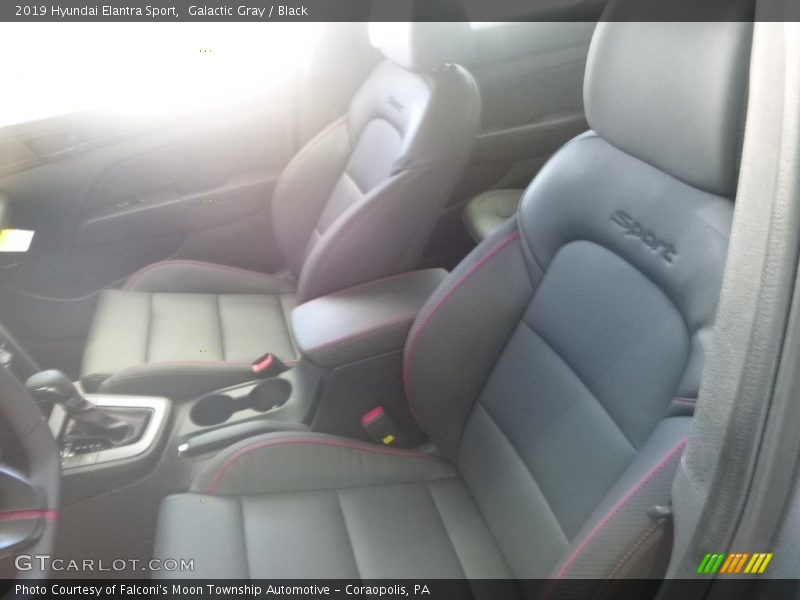 Galactic Gray / Black 2019 Hyundai Elantra Sport