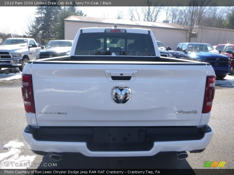 Ivory Tri–Coat / Black 2019 Ram 1500 Limited Crew Cab 4x4