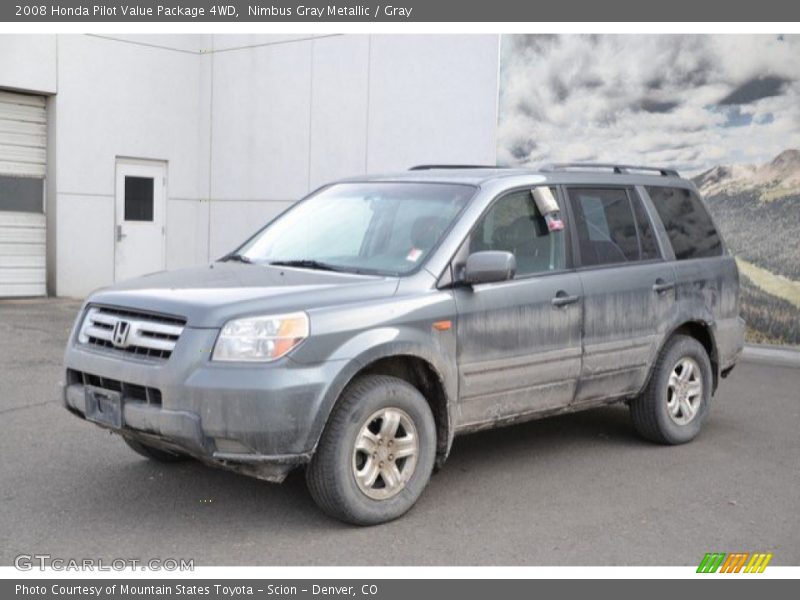 Nimbus Gray Metallic / Gray 2008 Honda Pilot Value Package 4WD