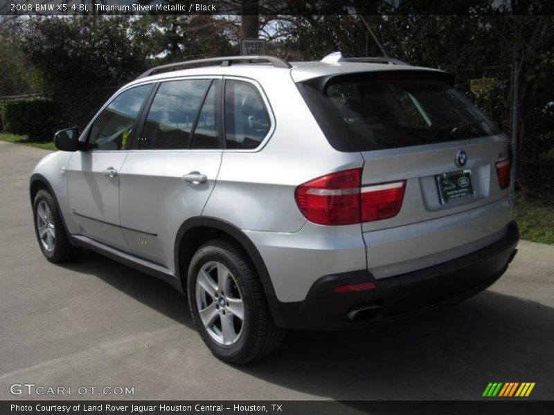 Titanium Silver Metallic / Black 2008 BMW X5 4.8i
