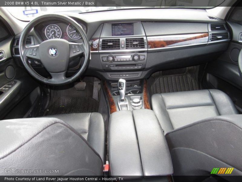 Titanium Silver Metallic / Black 2008 BMW X5 4.8i