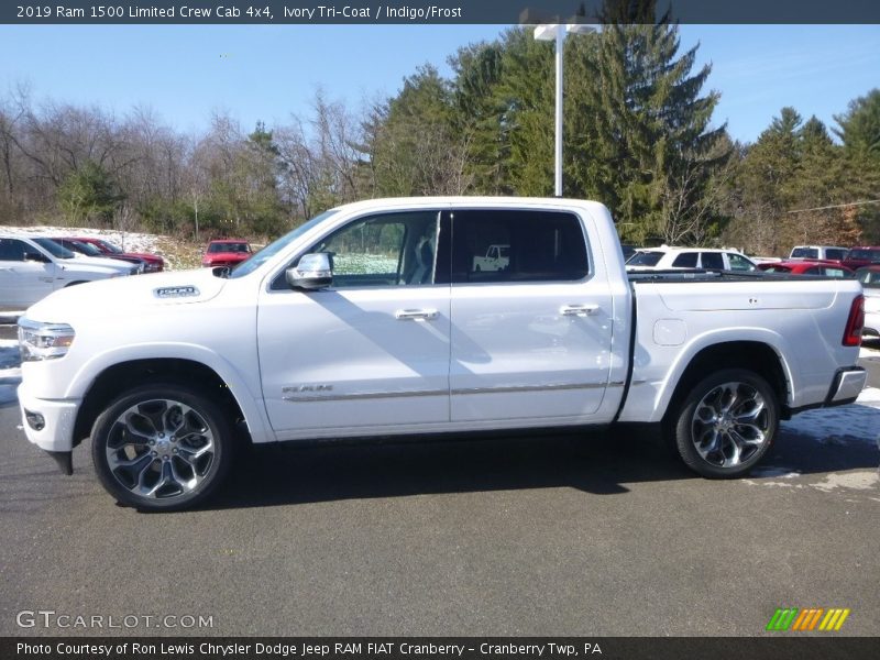 Ivory Tri–Coat / Indigo/Frost 2019 Ram 1500 Limited Crew Cab 4x4