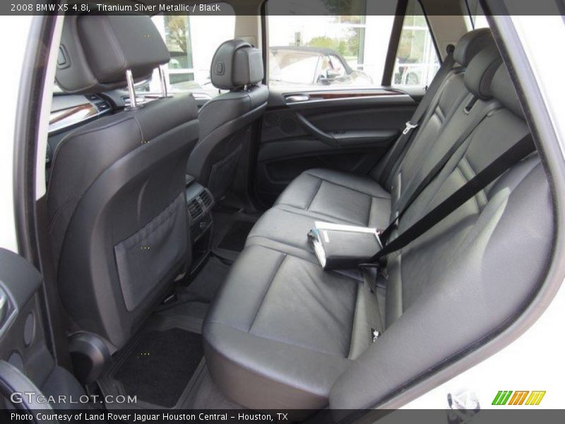 Titanium Silver Metallic / Black 2008 BMW X5 4.8i