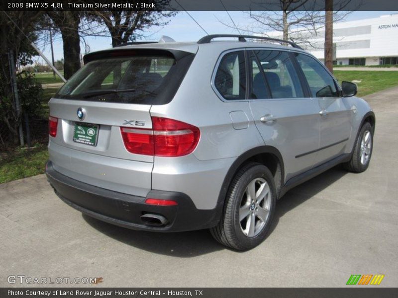 Titanium Silver Metallic / Black 2008 BMW X5 4.8i
