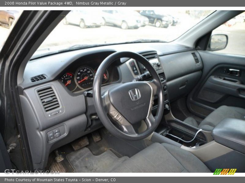 Nimbus Gray Metallic / Gray 2008 Honda Pilot Value Package 4WD