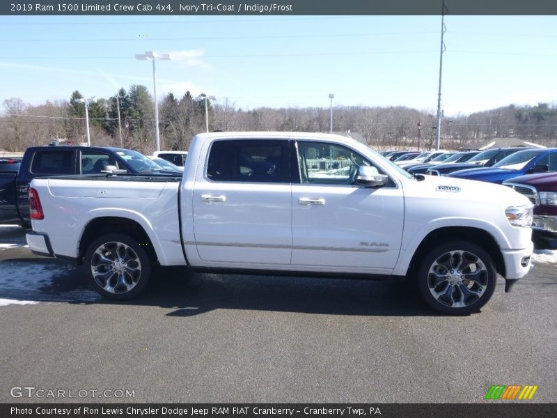 Ivory Tri–Coat / Indigo/Frost 2019 Ram 1500 Limited Crew Cab 4x4