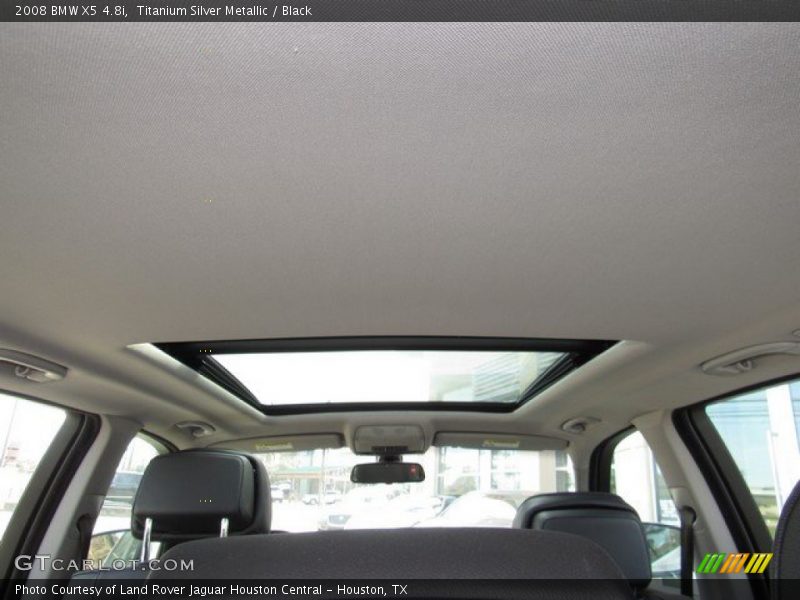 Titanium Silver Metallic / Black 2008 BMW X5 4.8i