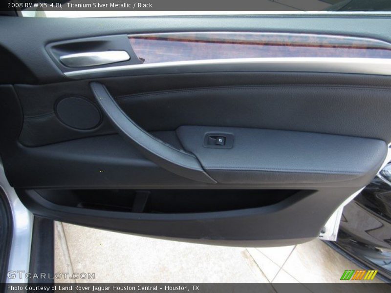 Titanium Silver Metallic / Black 2008 BMW X5 4.8i