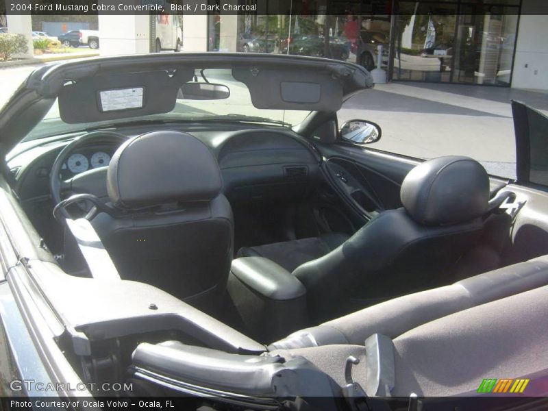 Black / Dark Charcoal 2004 Ford Mustang Cobra Convertible