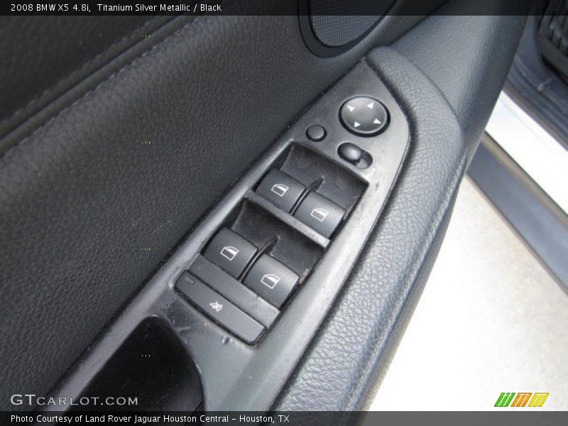 Titanium Silver Metallic / Black 2008 BMW X5 4.8i