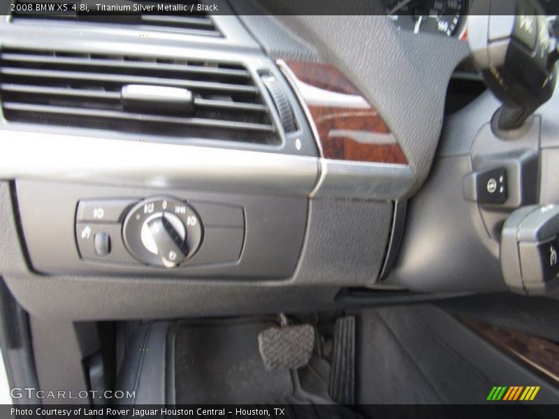 Titanium Silver Metallic / Black 2008 BMW X5 4.8i