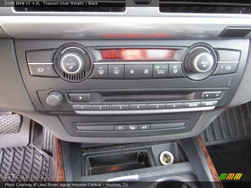 Titanium Silver Metallic / Black 2008 BMW X5 4.8i
