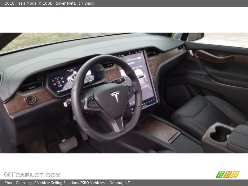 Silver Metallic / Black 2018 Tesla Model X 100D