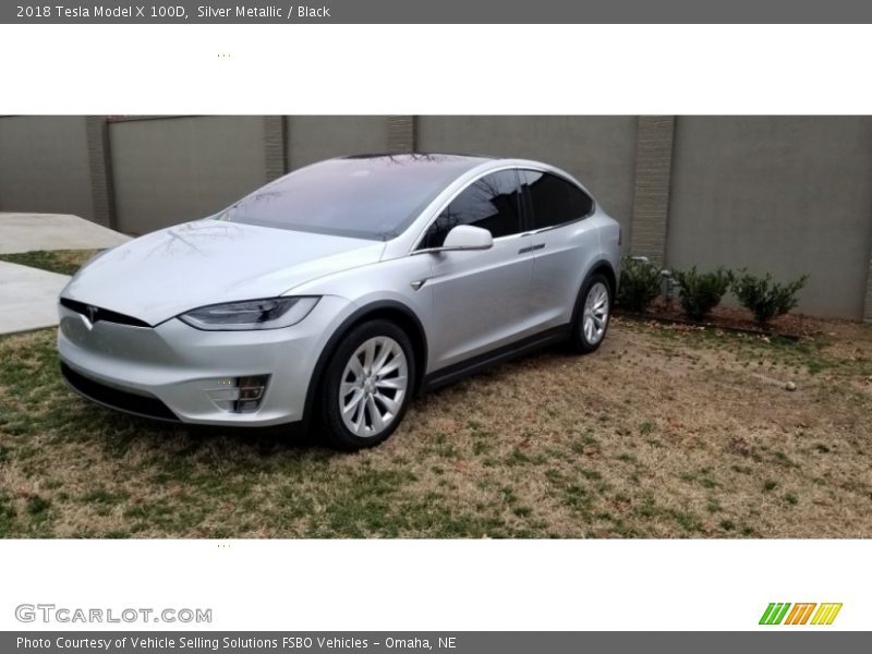 Silver Metallic / Black 2018 Tesla Model X 100D