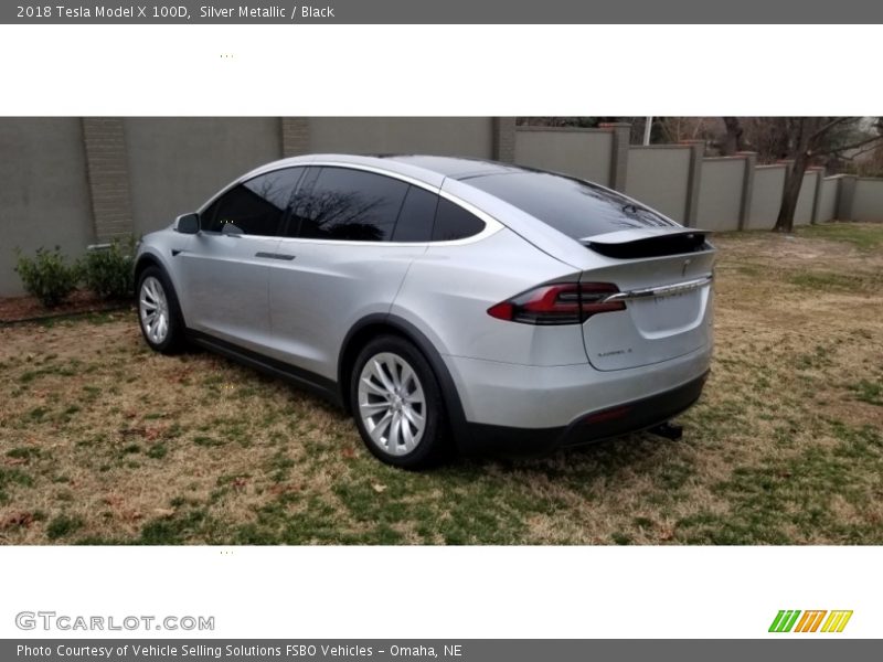 Silver Metallic / Black 2018 Tesla Model X 100D