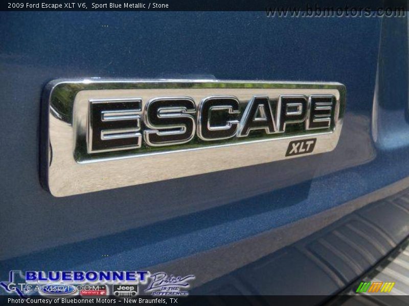 Sport Blue Metallic / Stone 2009 Ford Escape XLT V6