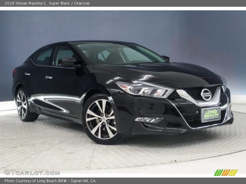 Super Black / Charcoal 2016 Nissan Maxima S