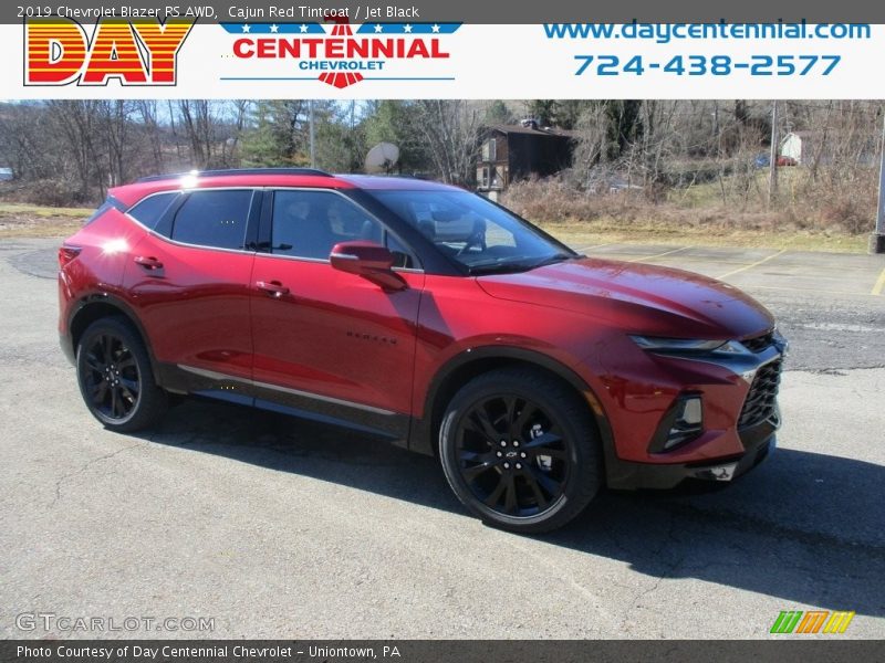 Cajun Red Tintcoat / Jet Black 2019 Chevrolet Blazer RS AWD