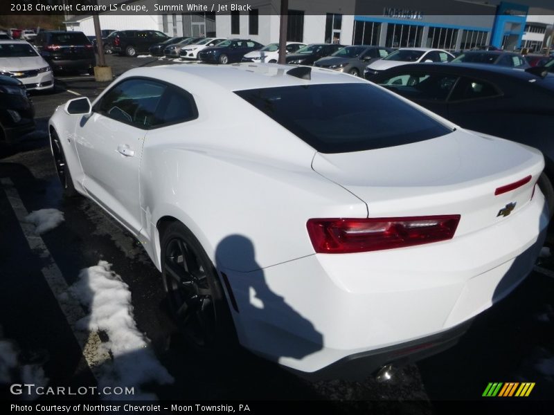 Summit White / Jet Black 2018 Chevrolet Camaro LS Coupe