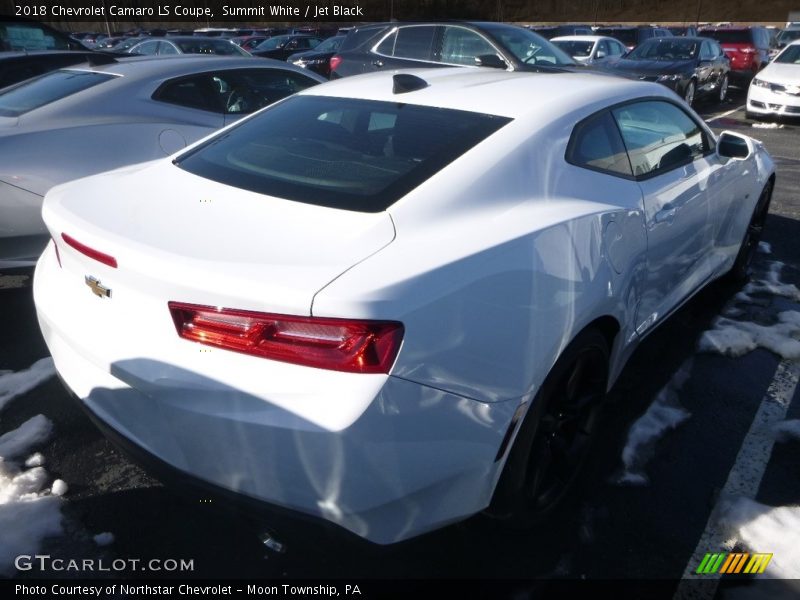 Summit White / Jet Black 2018 Chevrolet Camaro LS Coupe