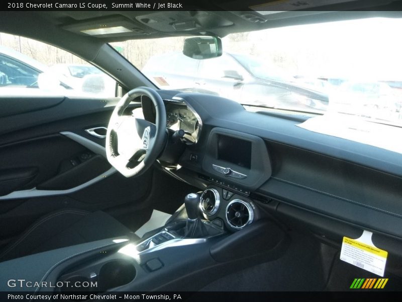 Summit White / Jet Black 2018 Chevrolet Camaro LS Coupe