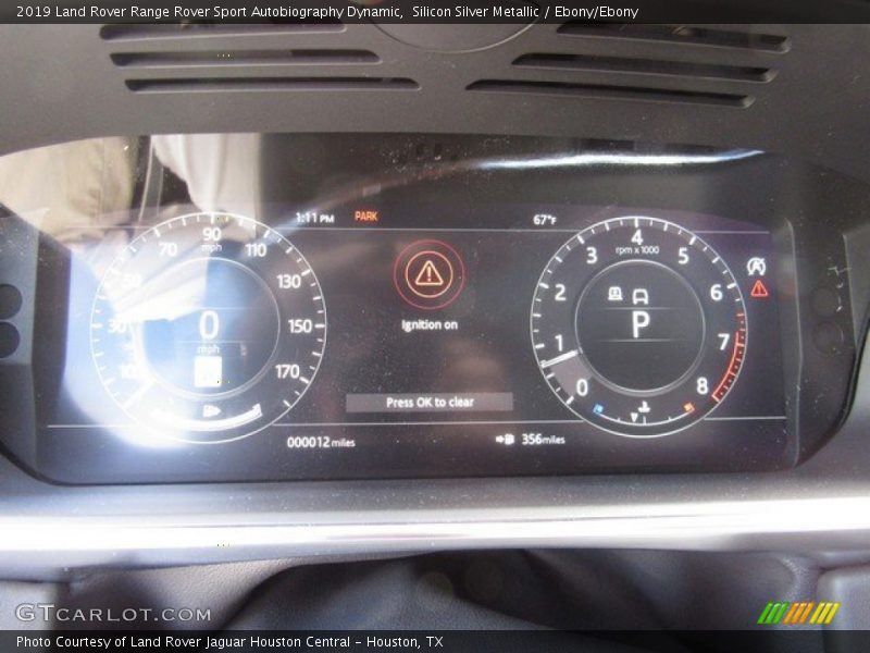 Silicon Silver Metallic / Ebony/Ebony 2019 Land Rover Range Rover Sport Autobiography Dynamic