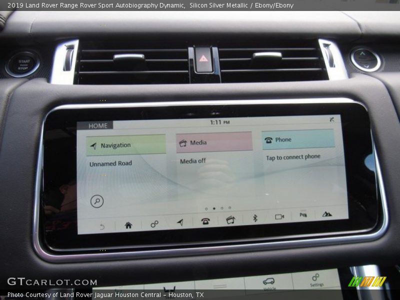 Silicon Silver Metallic / Ebony/Ebony 2019 Land Rover Range Rover Sport Autobiography Dynamic