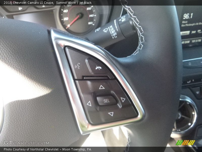 Summit White / Jet Black 2018 Chevrolet Camaro LS Coupe