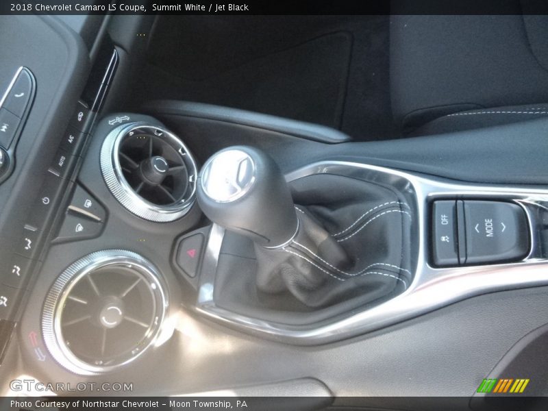 Summit White / Jet Black 2018 Chevrolet Camaro LS Coupe